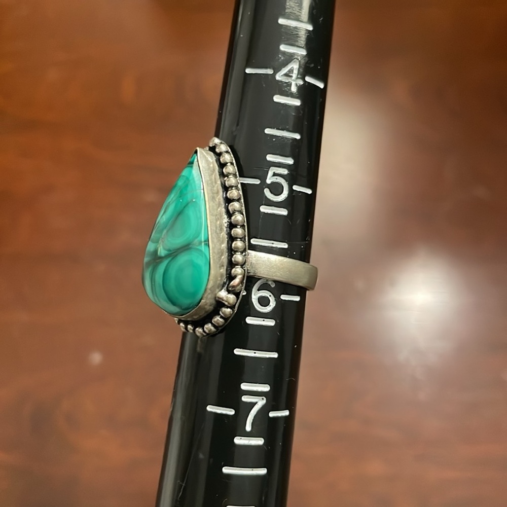 Malachite Ring - Picture 7 of 8